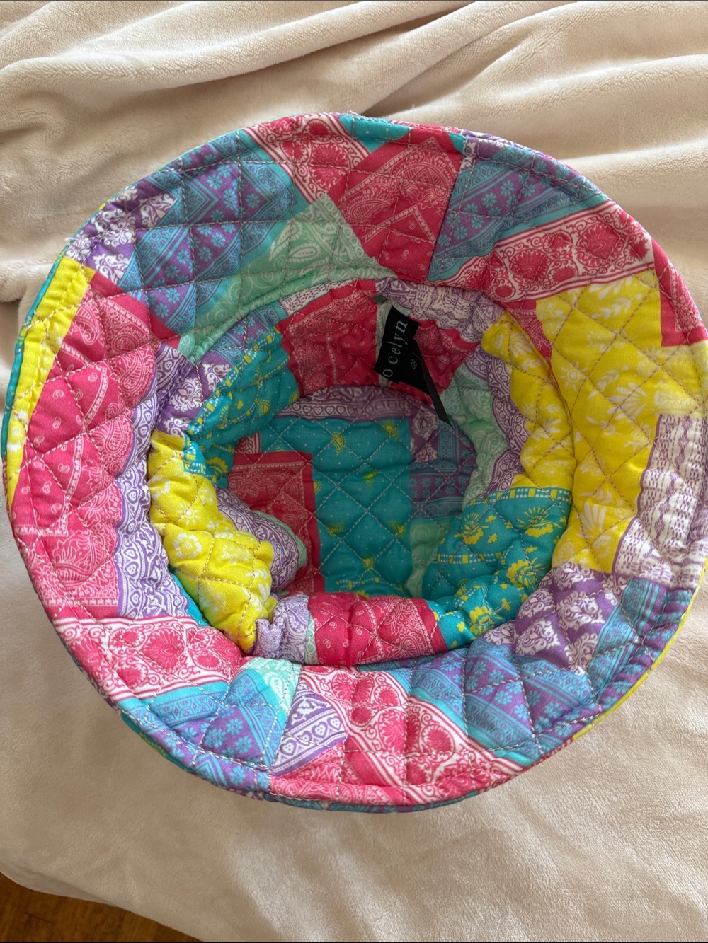 Colorful Patchwork Bucket Hat - Picture 4 of 5